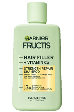Hair Filler + Vitamin Cg Strength Repair Shampoo Pack Shot